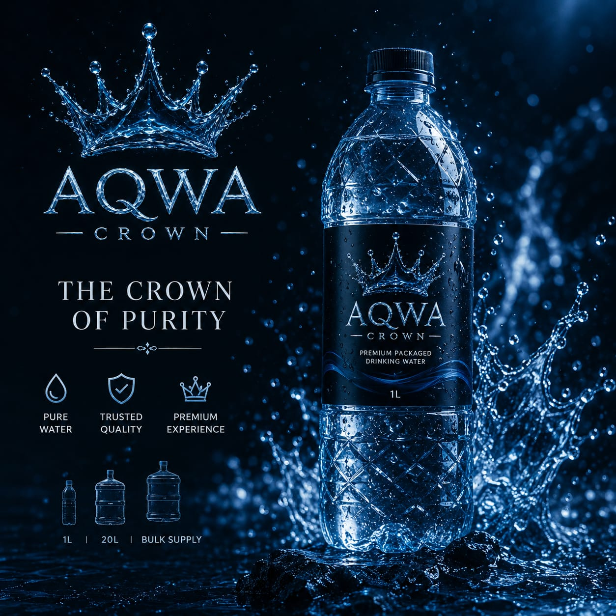 AQWA Crown Premium Bottle